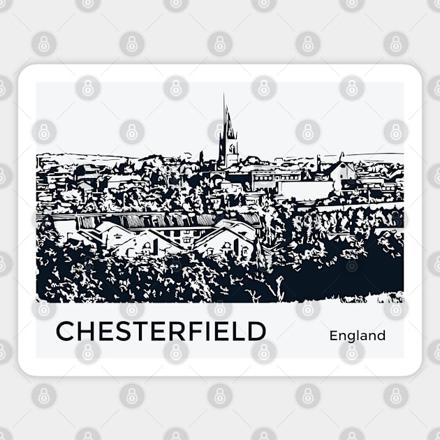 Chesterfield England Magnet by Lakeric